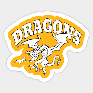 Dragon mascot Sticker